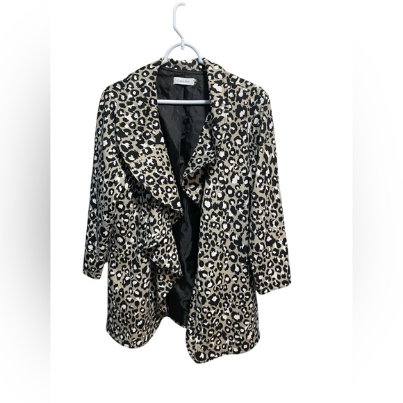 Calvin Klein Jackets & Blazers - 🚚 Leopard Print Women's Blazer